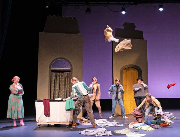 Searching the laundry bin The Merry Wives of Windsor